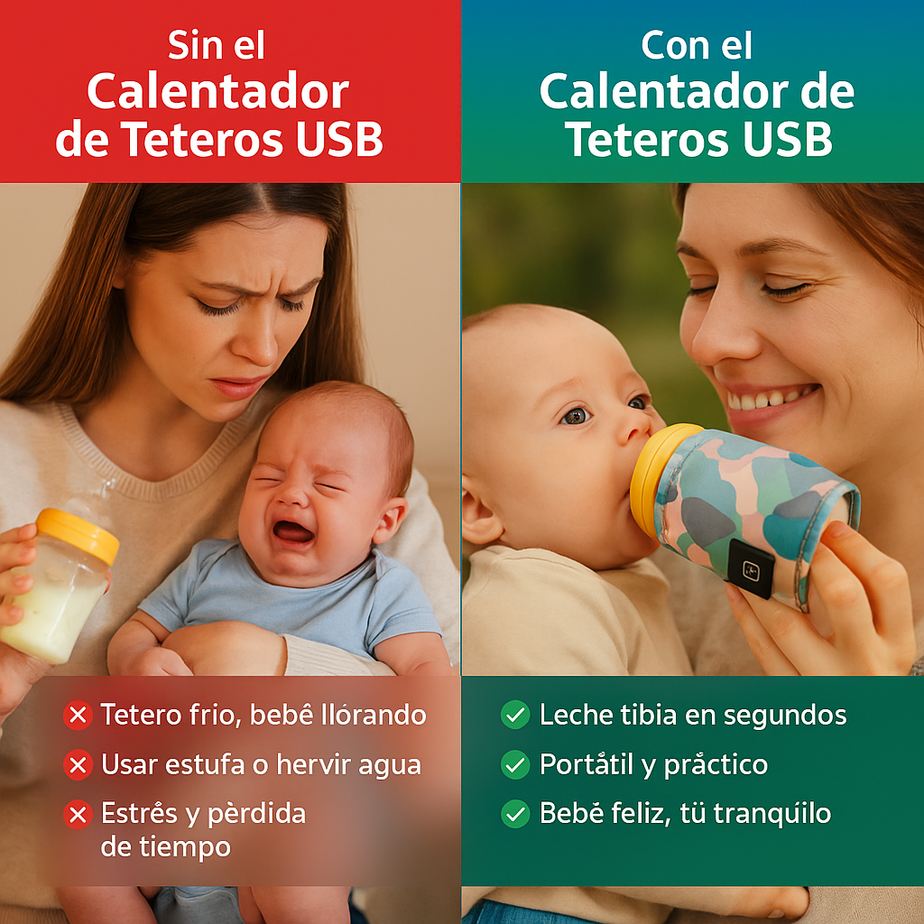 Calentador portátil de biberones