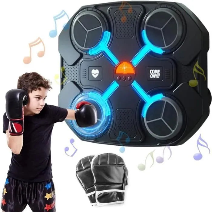 🥊 MAQUINA DE BOXEO ELECTRONICA | con Luces RGB y Bluetooth 🎵