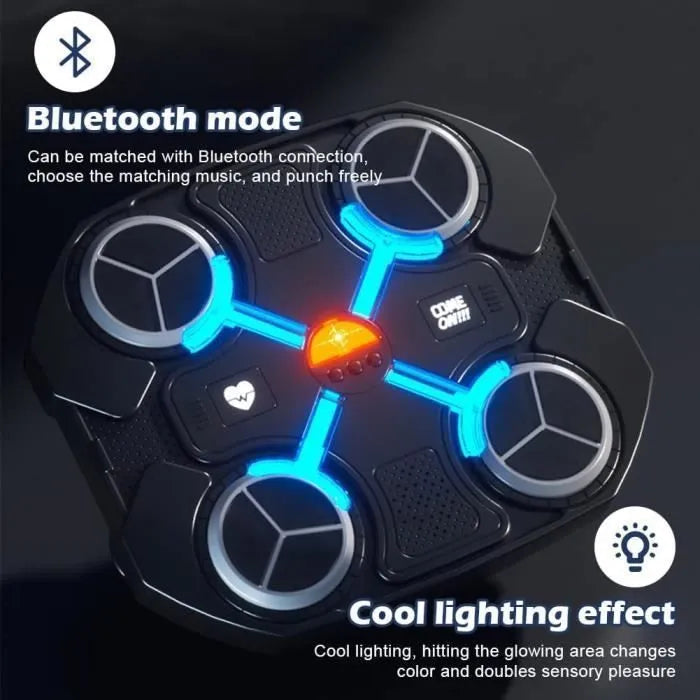 🥊 MAQUINA DE BOXEO ELECTRONICA | con Luces RGB y Bluetooth 🎵